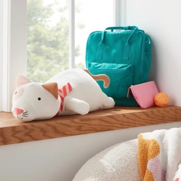 Cat Weighted Plush Throw Pillow - Pillowfort - Picture 2 of 12